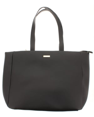 Womens Large Tote Bag Stun Zip black