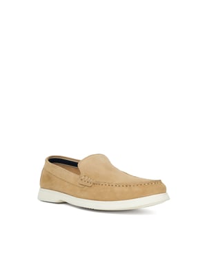 Dune Mens Wf Bufton - Wide Fit Suede Loafers
