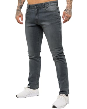 Kruze | Mens Straight Leg Stretch Jeans
