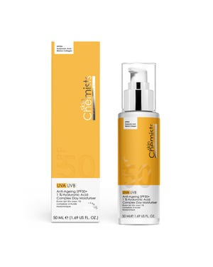skinChemists Anti-Aging SPF 50 1% Hyaluronzuur Dagcrème 50ml
