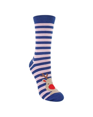 1 Pack Ladies Novelty Festive Christmas Bamboo Socks