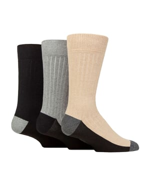 3 Pack Mens Casual Boot Socks for All Seasons