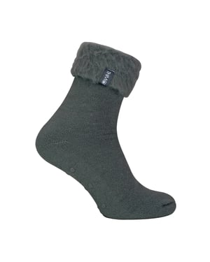 1 Pack Mens Soft Plush Lined Slipper Bed Socks