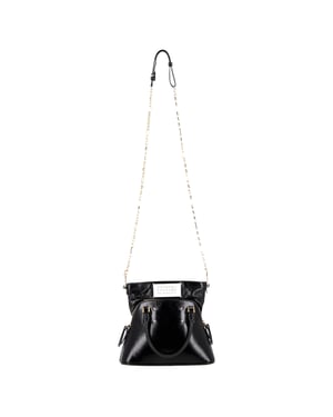 Maison Margiela 5AC Classique Micro Bag in Black Leather