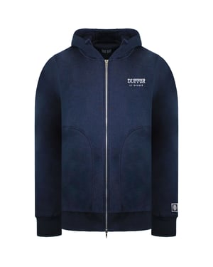Duffer Legacy Mens Navy Track Jacket