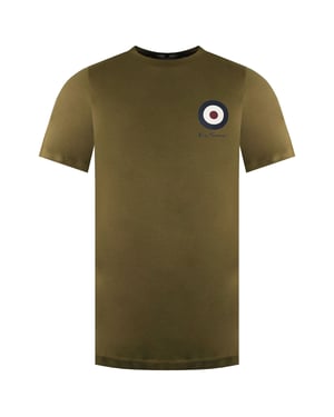 Ben Sherman Chest Target Mens Khaki T-Shirt
