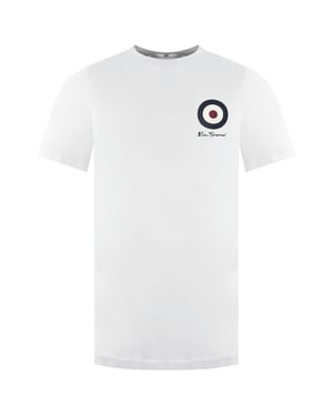 Ben Sherman Chest Target Mens White T-Shirt