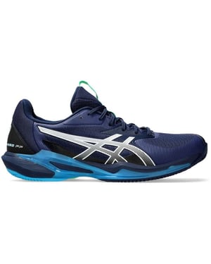 Asics Solution Speed FF 3 Mens Blue Tennis Shoes