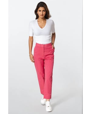 Straight Leg Chino Trousers