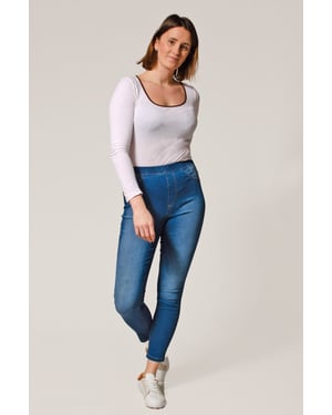 Blue Denim Jeggings