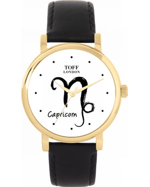 Toff London TLWS-35786 Ladies White Capricorn Watch
