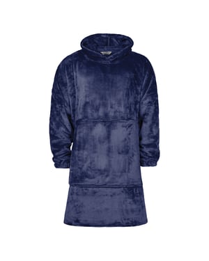 Varm Fleece Oversized Filt Hoodie - Extra Lång Snoodie för Extra Mysighet