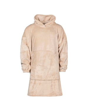 Varm Fleece Oversized Mjukishoodie - Extra Lång Snoodie för Extra Mysighet