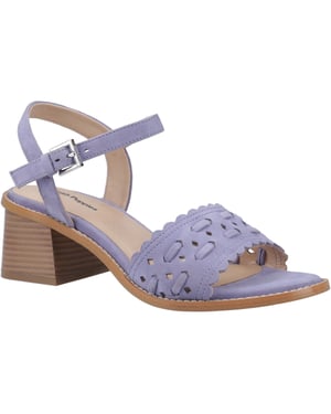 Hush Puppies Lacie Suède Dames Blauwe Sandalen