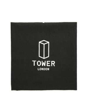 TOWER Schoenpoetsdoek - Één maat (Zwart)