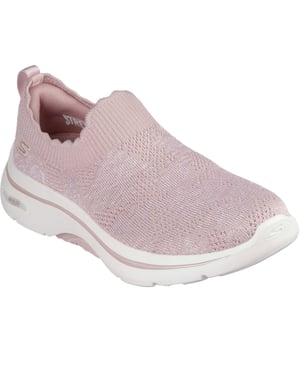 Skechers GO WALK Arch Fit 2.0 Rosa Linda Textiel Dames Mauve Sneakers