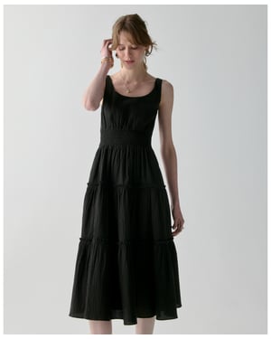 Tiered Midi Dress