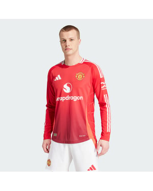 Manchester United 24/25 Long Sleeve Home Authentic Jersey