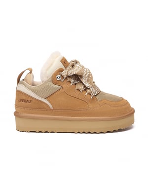 EVER AU Australien Kvinnor Marmorerad Snörning Plattform Sneakers Stövlar
