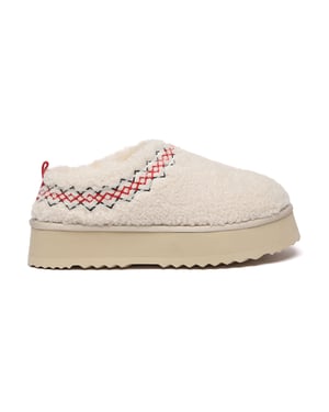 EVER AU Australia Women Lewin Plush Ankle Platform Slippers