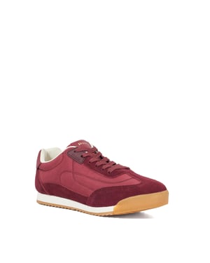 Dune Ladies Emanie - Suede Round Toe Lace Up Trainers