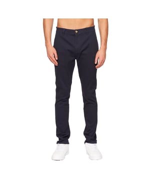Crosshatch Mens Roysden Chinos (Navy)