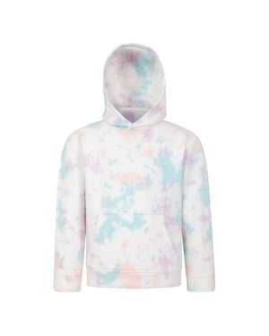 Mountain Warehouse Childrens/Kids Tie Dye Organic Hoodie (Lila)