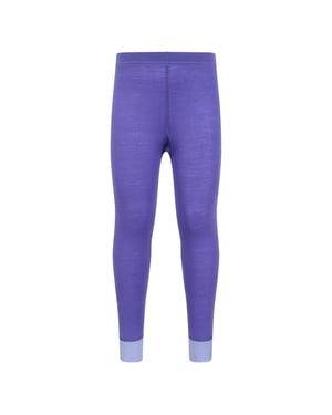 Mountain Warehouse Kinder/Kids II Merino Wol Base Layer Broekje (Paars)