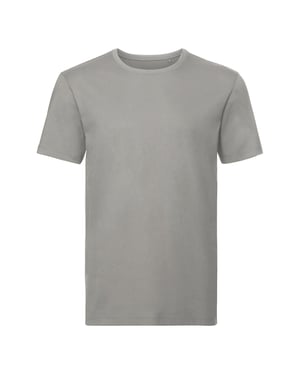 Russell Mens Organic Short-Sleeved T-Shirt (Stone)