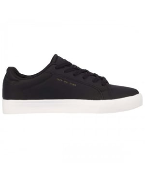 Duck and Cover Heren Clasper Trainers (Zwart)