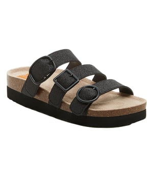 Rocket Dog Dames/Dames Astor Glenn Glitter Sandalen (Zwart)