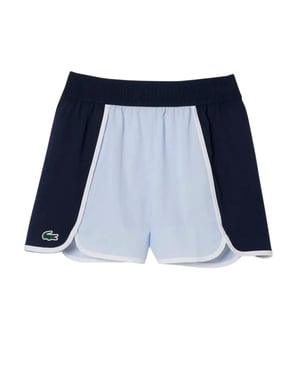 Lacoste Dames/Dames Diamond Taffeta Stretch Sport Shorts (Blauw)