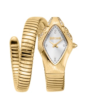 Just Cavalli Women's Snake 316L Stainless Steel Watch
