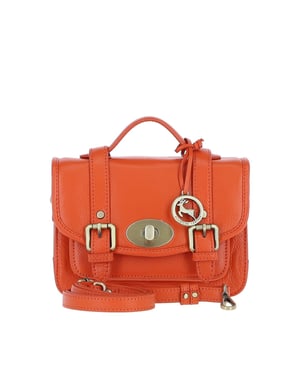Stylish Real Leather Medium Satchel Bag