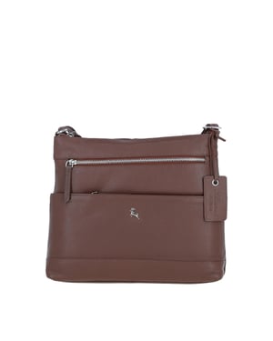 'Derby' Stylish Real Leather Shoulder Bag