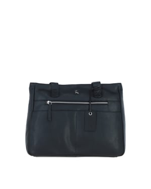 'London' Real Leather Shoulder Bag