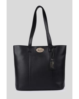 'Elegante Firenze' Real Leather Tote Bag