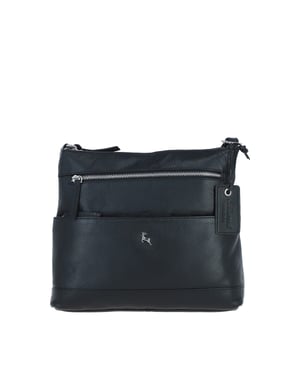 'Derby' Stylish Real Leather Shoulder Bag