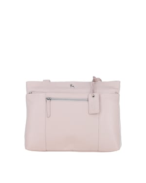 'Newport' Real Leather Multi-Pocket Shoulder Bag