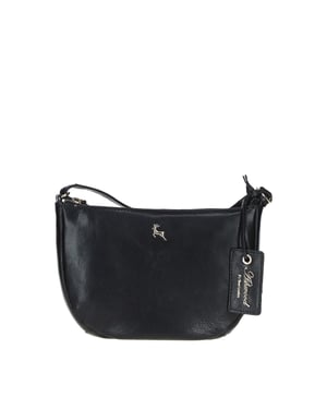 'Naomi' Real Leather Compact Crossbody Bag