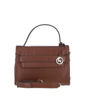 'Ardora' Real Leather Handbag With Detachable Crossbody Strap