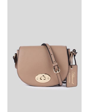 'Borsa della Moda' Real Leather Saddle Crossbody Bag