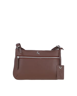 'Swansea' Real Leather Crossbody Bag