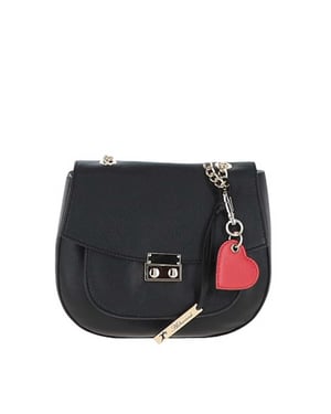Real Leather with Chain Strap Small Cross Body Bag