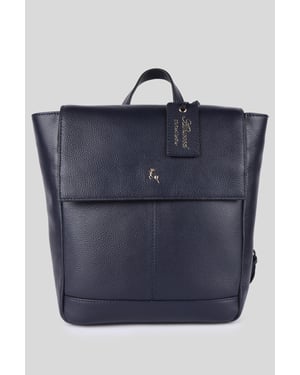 'Lussuria Venezia' Real Leather Flapover Backpack