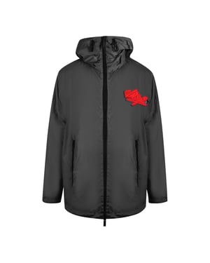 Dsquared2 Grote Dsq2 Logo Zwarte Jas