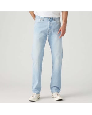 Men's Levis 501 Original Brooklyn Steel Jeans in Light Blue