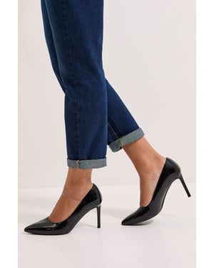 Wide Fit Dash Pointed High Stiletto Heel Court Shoes