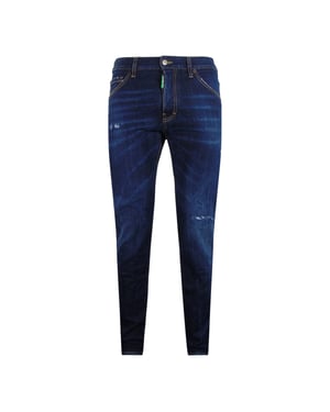 Dsquared2 Cool Guy Jean Donkerblauwe Denim Broek
