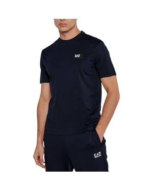Emporio Armani EA7 Mens T Shirts Regular Fit Casual Summer Pullover Cotton Top